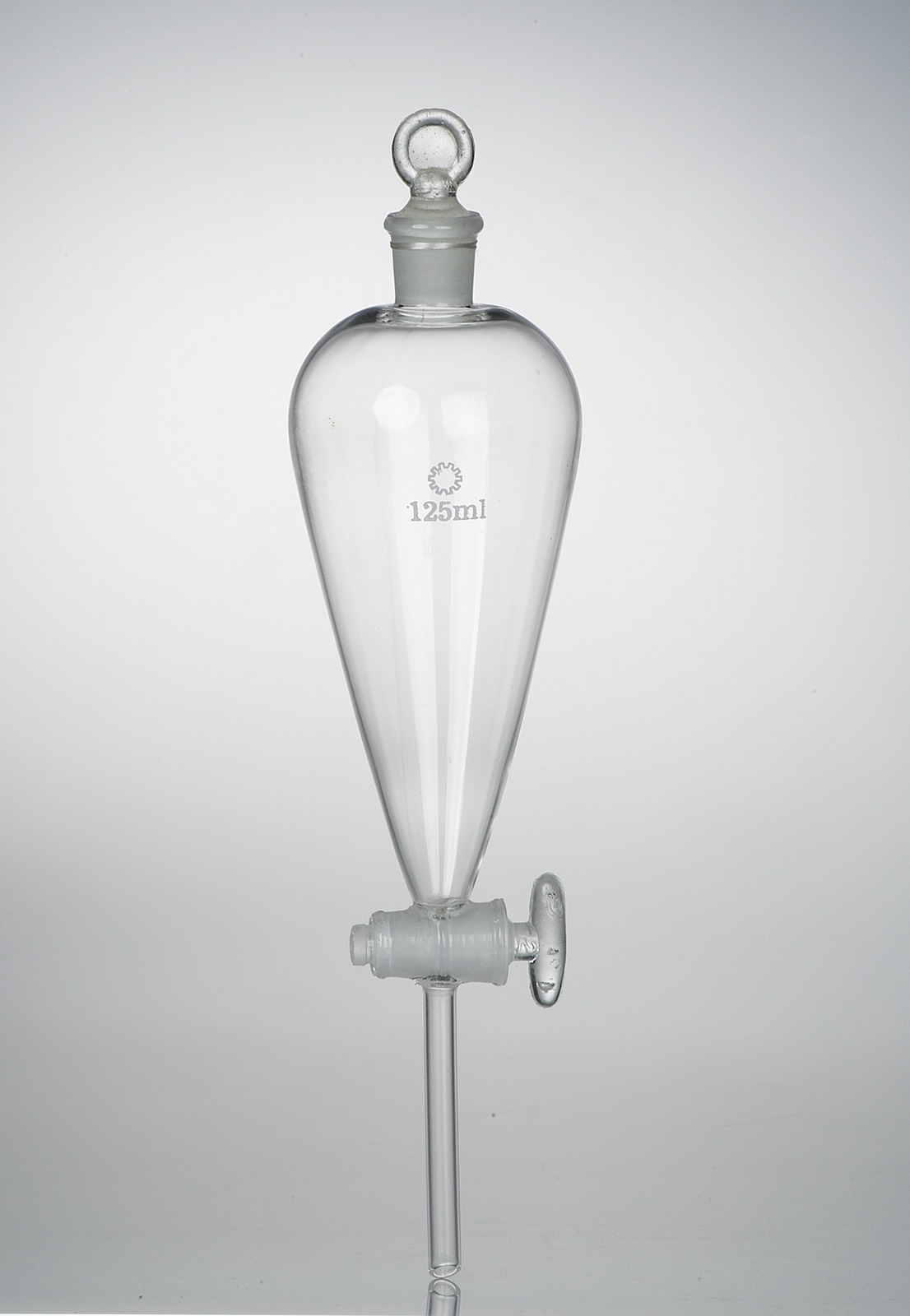 Separatory Funnel w/ Glass Stopcock 125ml